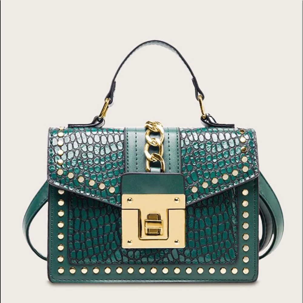 Glamorous Snake Satchel Bag